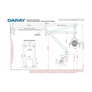 Daray Ultra LED Ceiling Mounted Dental Light (4440380440663)