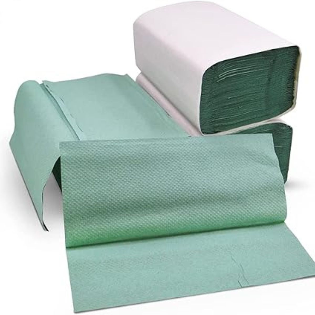 Green V-Fold Paper Hand Towel 1 Ply | 4000 Large Sheets (8500682359039)