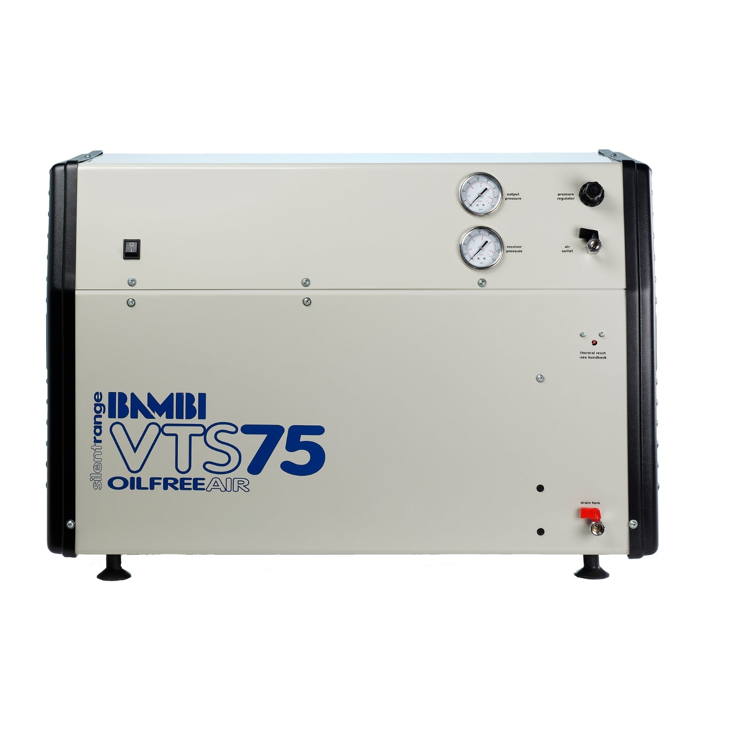 Bambi VTS75 Compressor - Oil Free Silenced