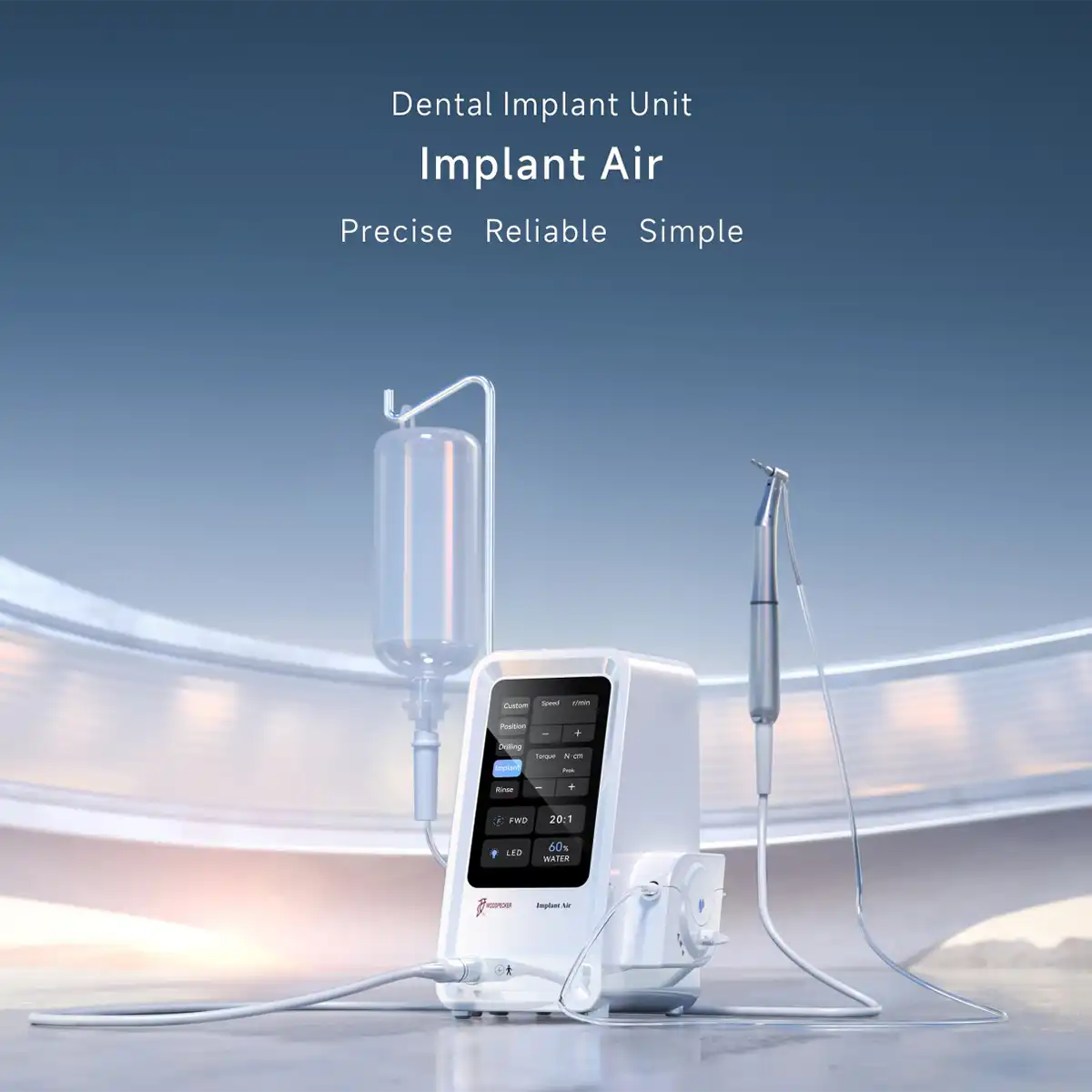 DTE Woodpecker Implant Air Motor with LED Handpiece (8301378568447)