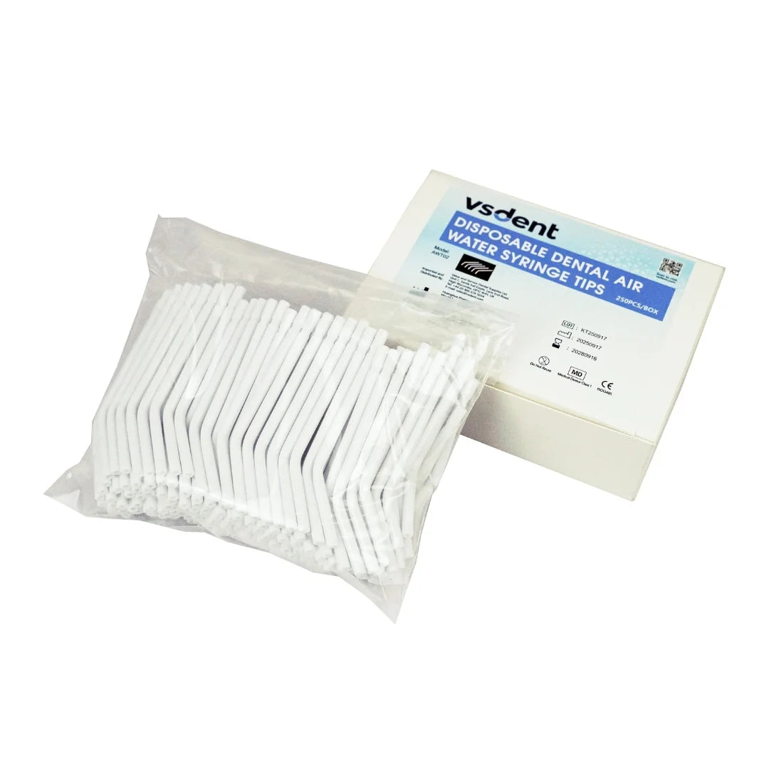 Disposable Air/Water Plastic Syringe Tips 250pcs/box | QUDENT