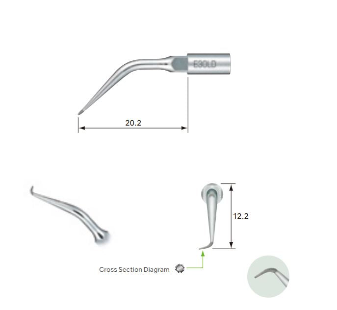 NSK Varios Ultrasonic Tips - Perio Retrograde Endo (14720932544890)