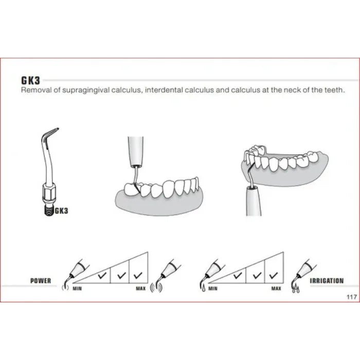 Woodpecker Kavo Compatible Scaler Tips GK3