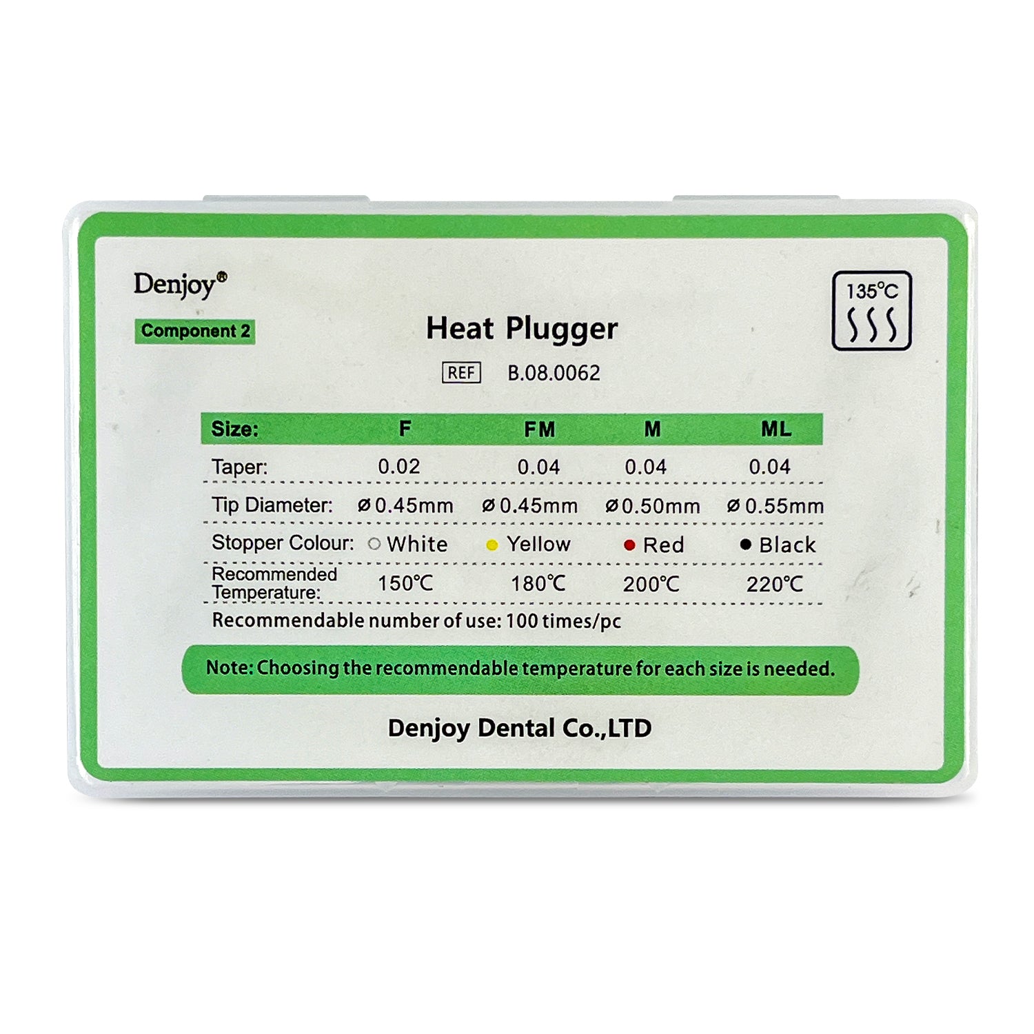 Heated plugger for endo obturation system (Pack of 4)