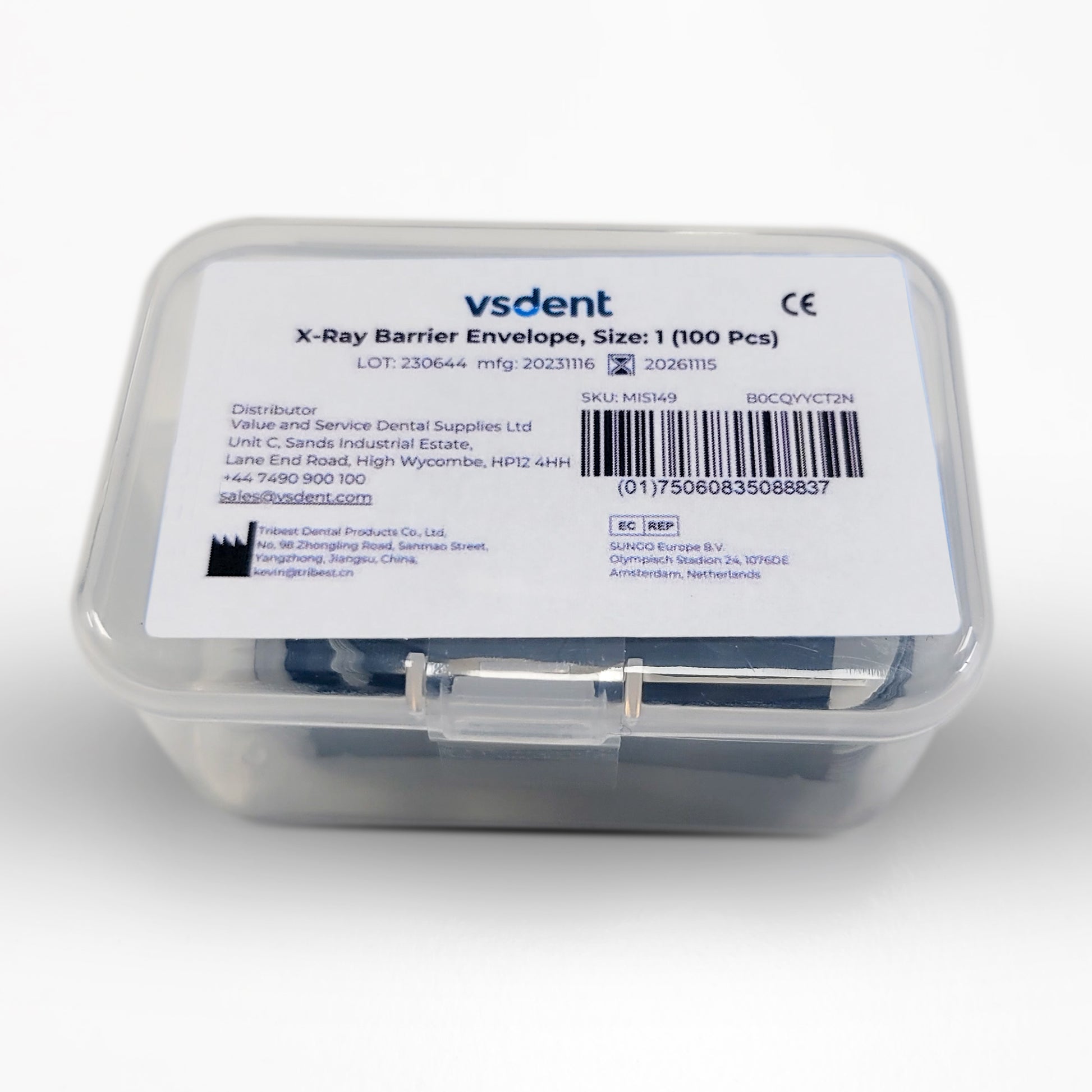 Dental X-Ray Barrier Envelopes Size: 0, 1, and 2