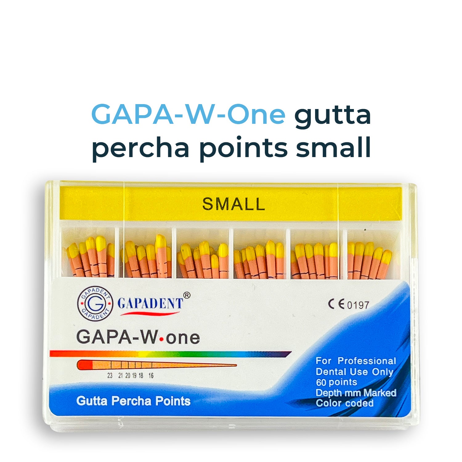 GAPA-W-one Gutta Percha Points Small (60 points)