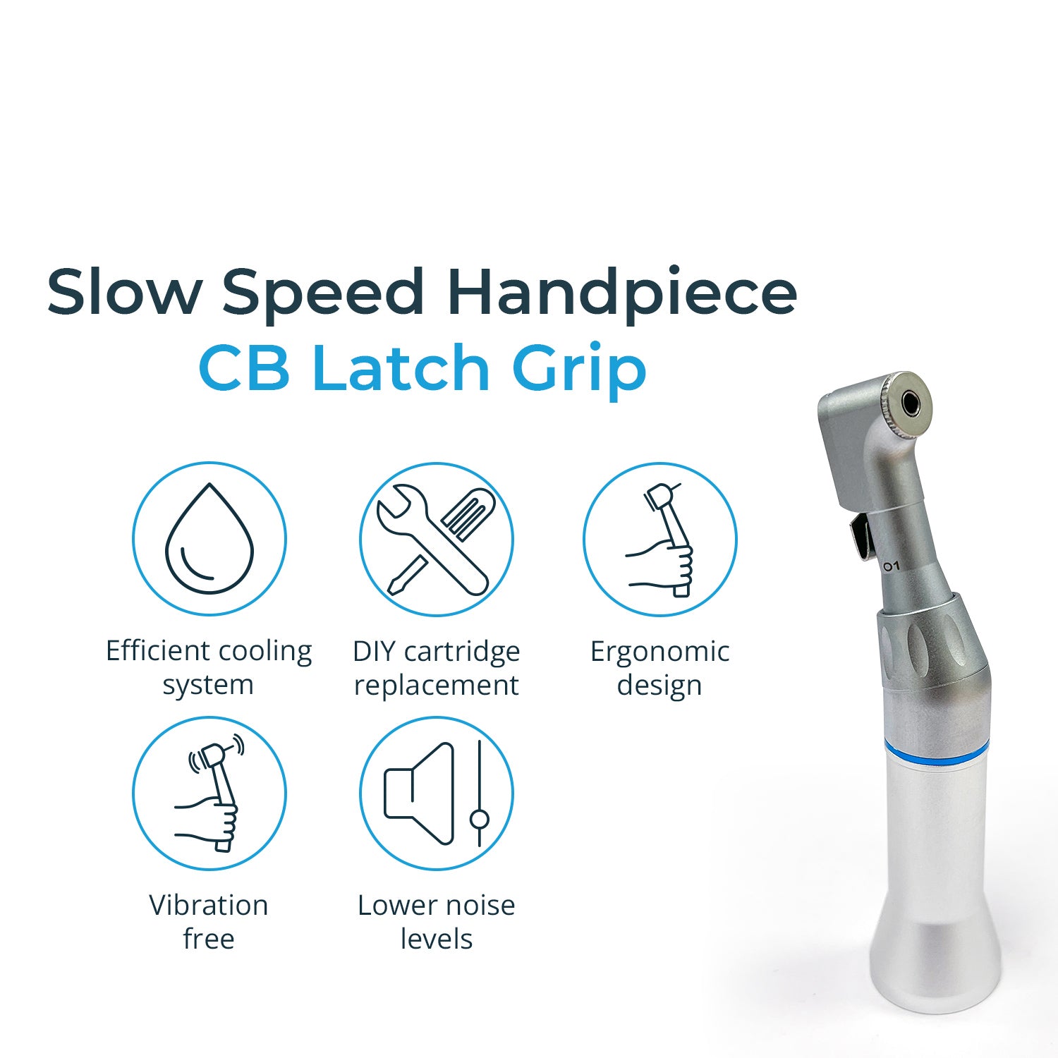 Delma Younity Slow Speed Handpiece CB Latch Grip