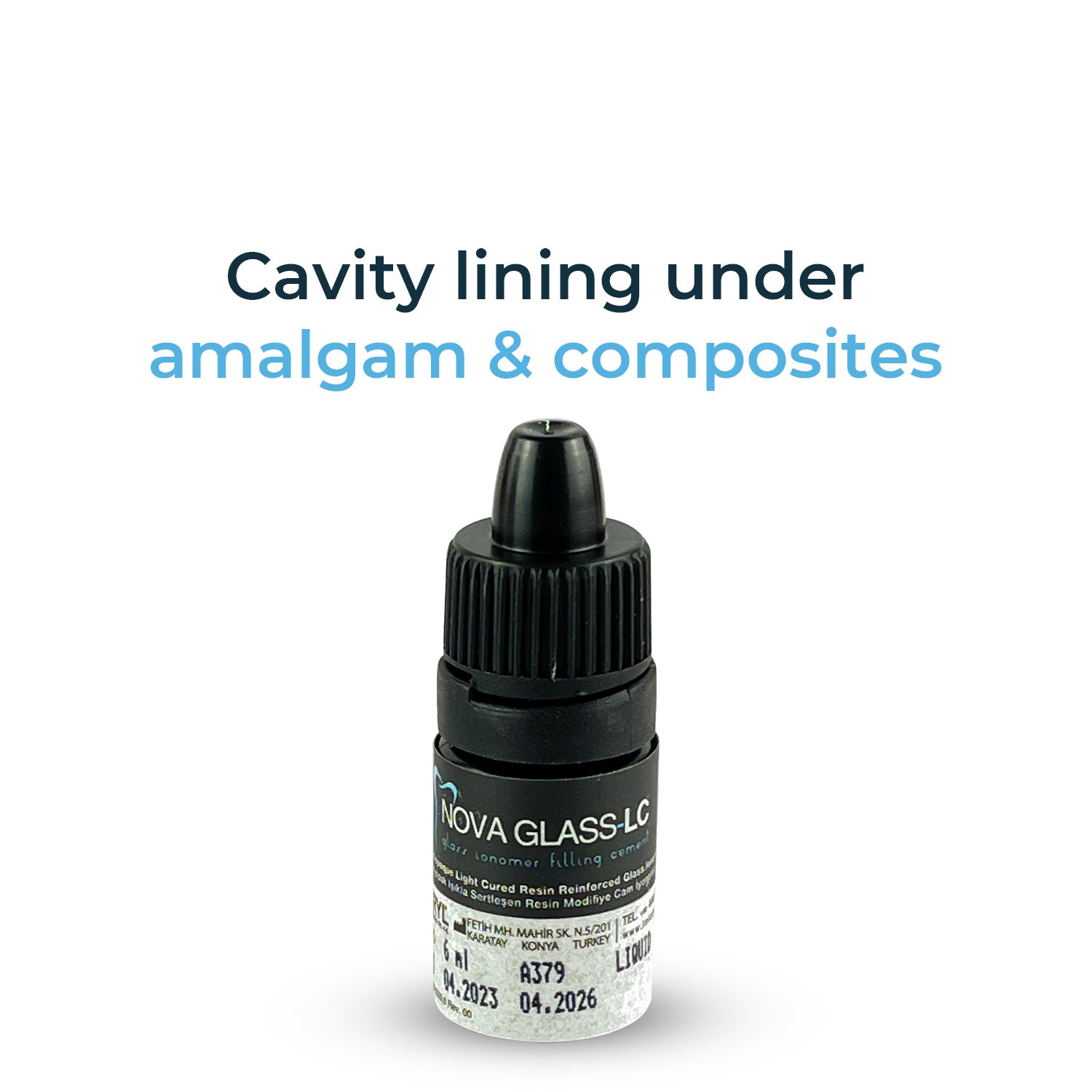 Nova Glass Light Cure Glass Ionomer