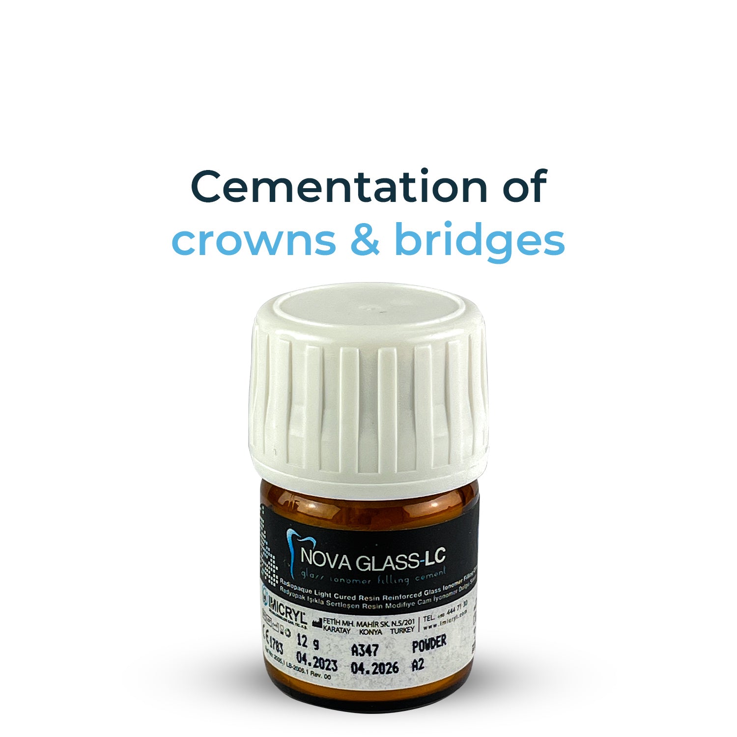 Nova Glass Light Cure Glass Ionomer