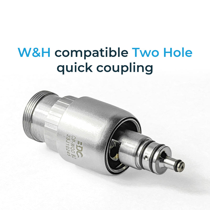 Delma W&H compatible Two Hole Quick Coupling WQD B2