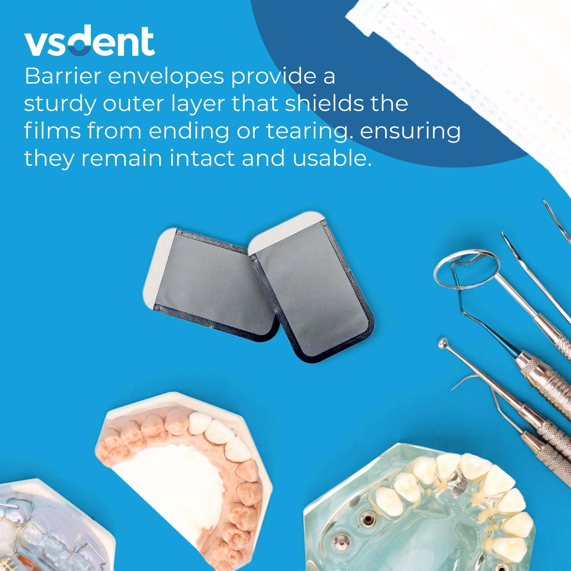 Dental X-Ray Barrier Envelopes Size: 0, 1, and 2