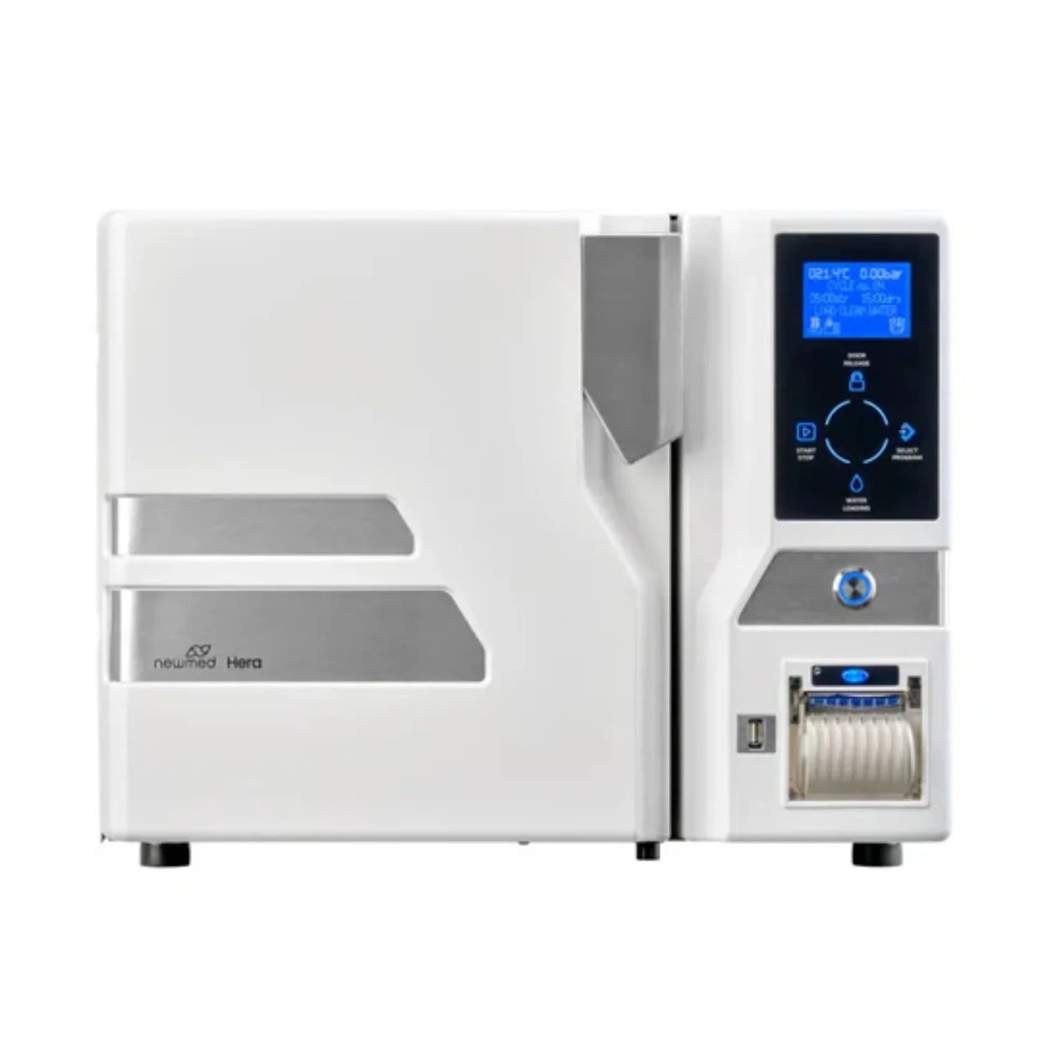 Newmed Hera B18 and B23 B-Class Vacuum Autoclave Incl. Printer and USB Logger
