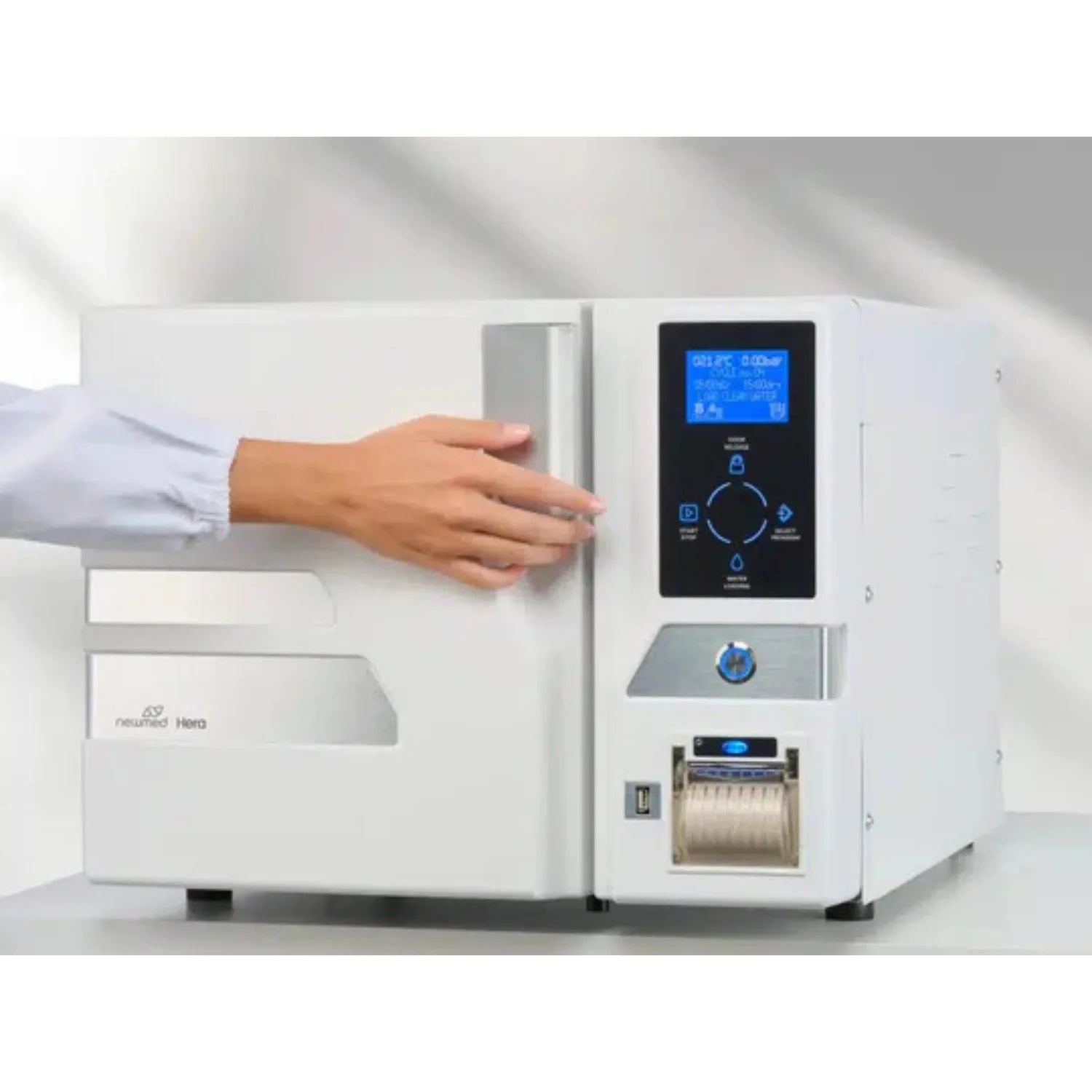 Newmed Hera B18 and B23 B-Class Vacuum Autoclave Incl. Printer and USB Logger