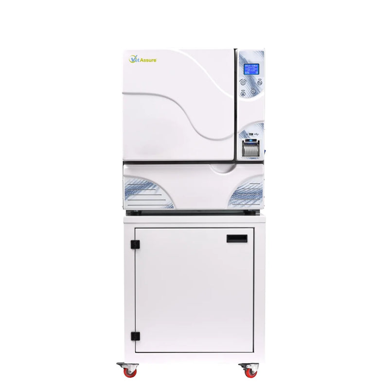 Midmark VetAssure Veterinary 1 and 3 Phase 60 Litres B-Class Autoclave Incl. Printer + Data Logger + Base Cabinet (8392607236351)