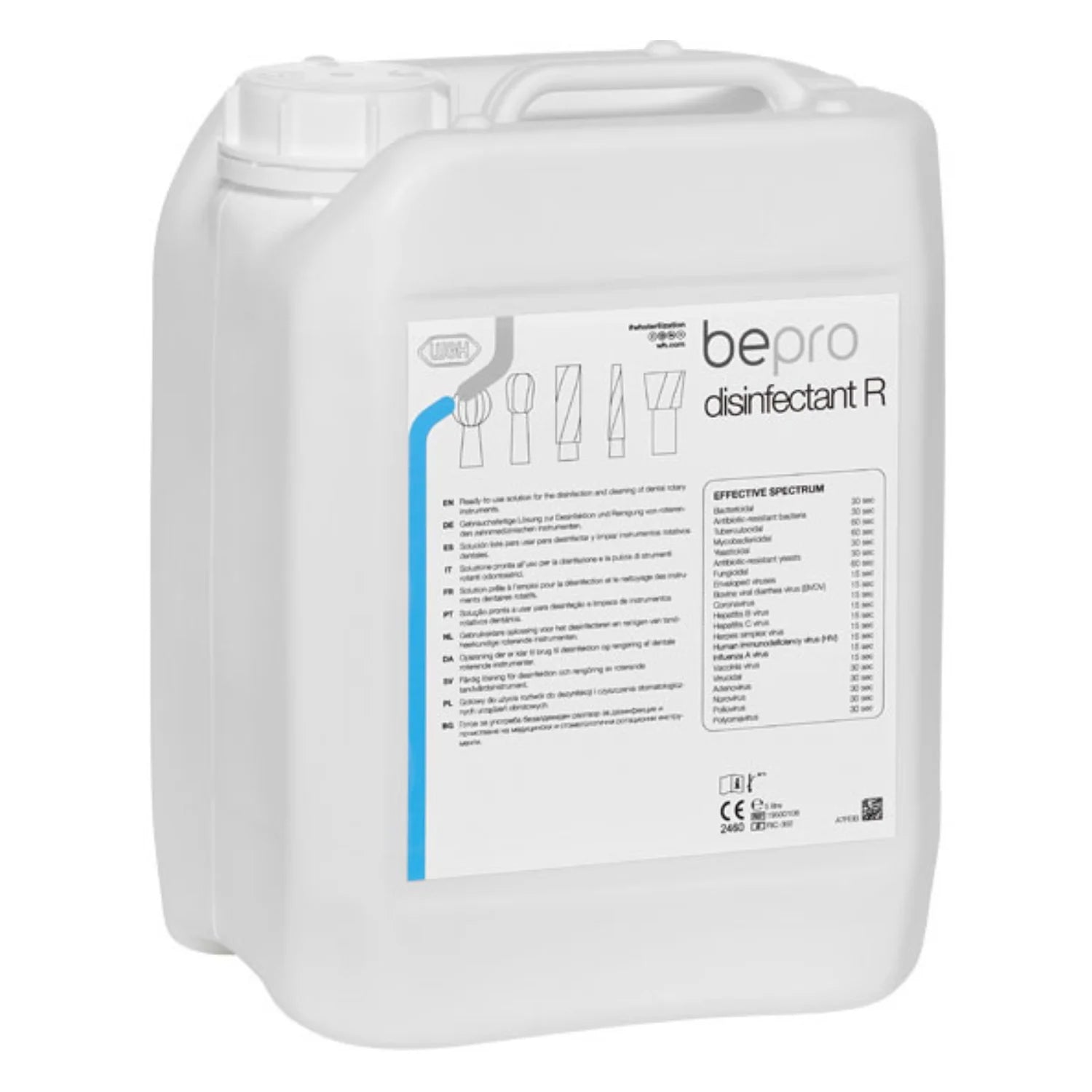 W&H BePro Disinfectant R for Rotary Instruments (1L & 5L)