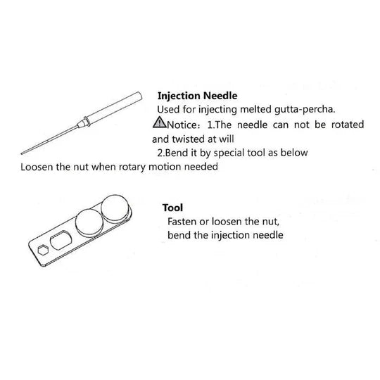 Injection Needles for Endo Obturation System (14749625483642)