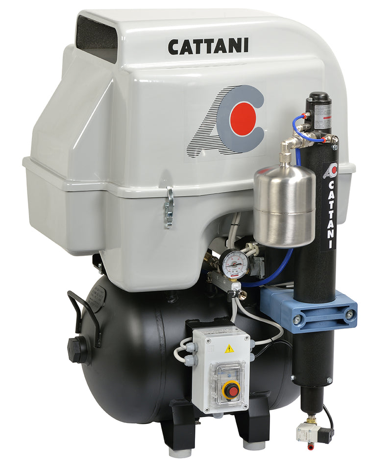Cattani AC300Q Compressor With Dryer & Noise Reducing Cover (4440366481495)
