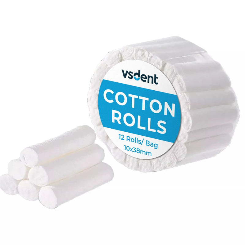 Dental Cotton Rolls 600 Pcs per bag (10x38mm)