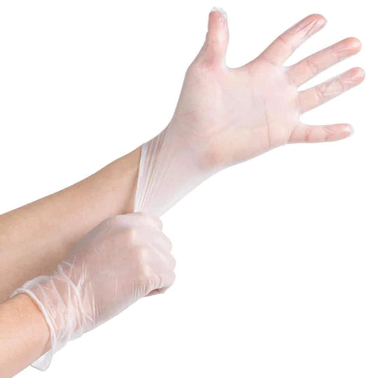 Clear Vinyl Gloves (Pack of 100) (8807280050431)