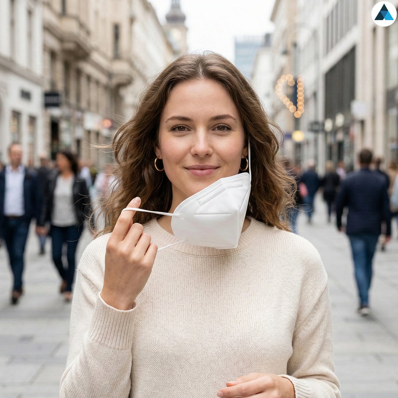 FFP2 Face Masks, Disposable Respirator Masks