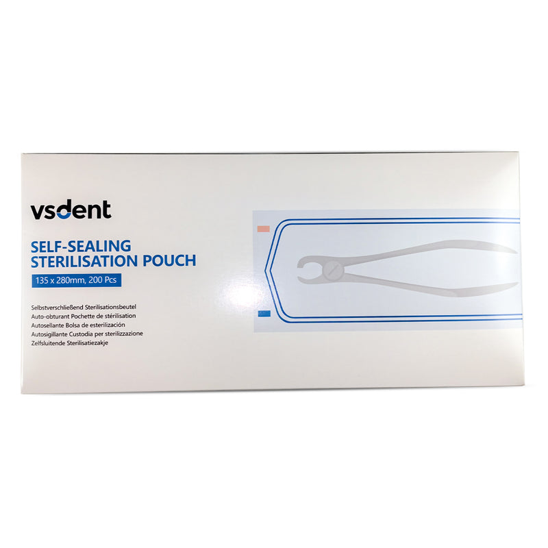 Dental Self Sealing Sterilisation Pouches Available in 4 Sizes (Pack of 200)