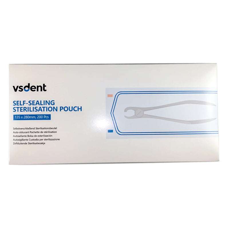 Dental Self Sealing Sterilisation Pouches Available in 4 Sizes (Pack of 200)