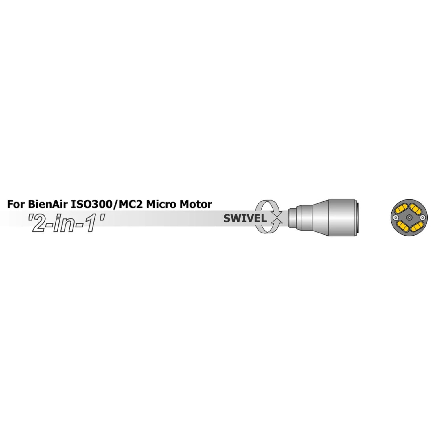 Denlux Cefla Tubing for ISO300-MC2 Micro Motor