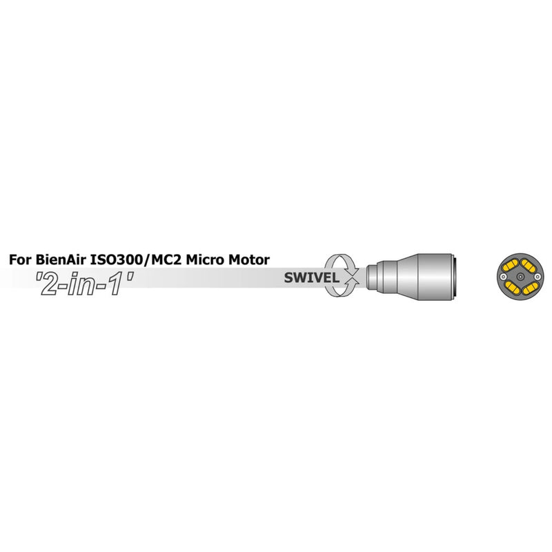 Denlux Cefla Tubing for ISO300-MC2 Micro Motor