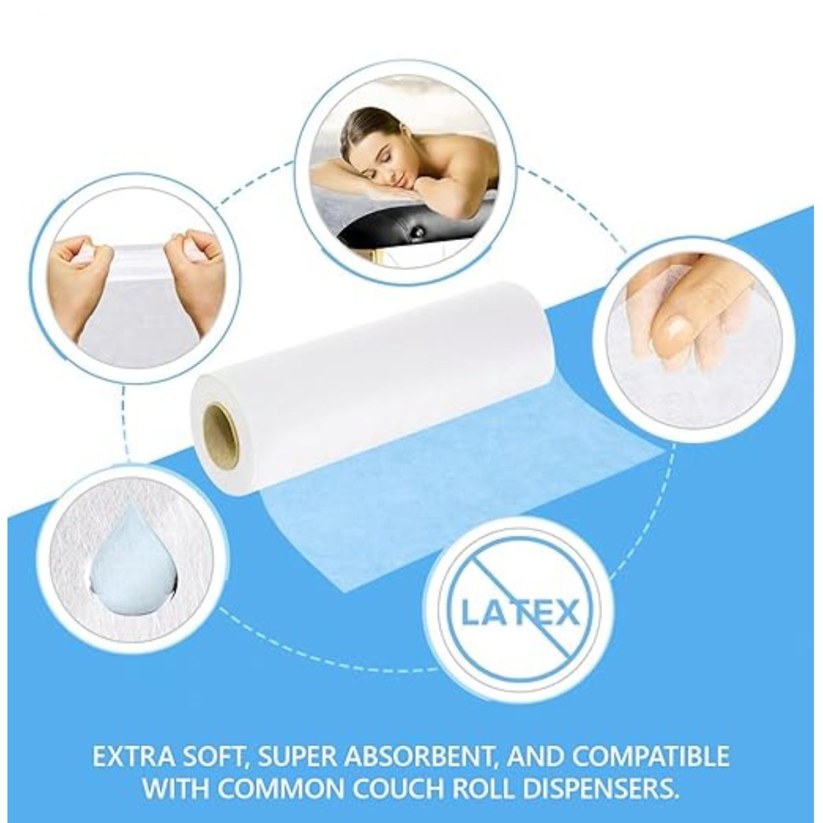 White Couch Roll 2 Ply | Pack of 9 Rolls/ 12 Rolls (8499137708287)