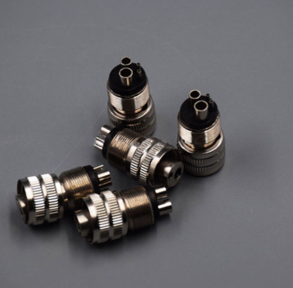 Tealth 2 to 4 and 4 to 2 Connector/ Adapter for High and Low Speed Dental Handpiece