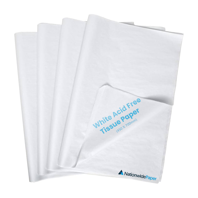 450x700mm White Acid-Free Wrapping Tissue Sheet