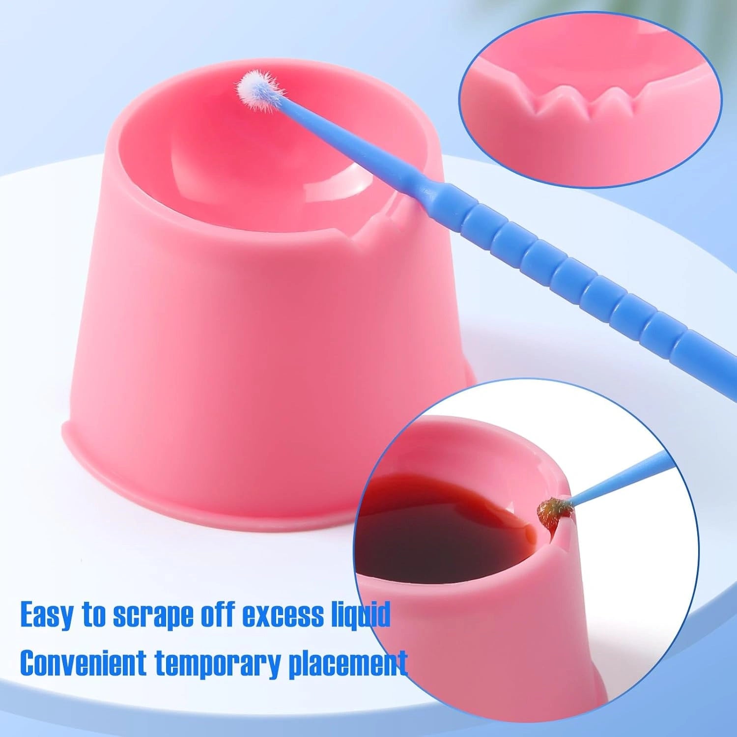 Disposable Plastic Dappen Dishes - Pack of 100