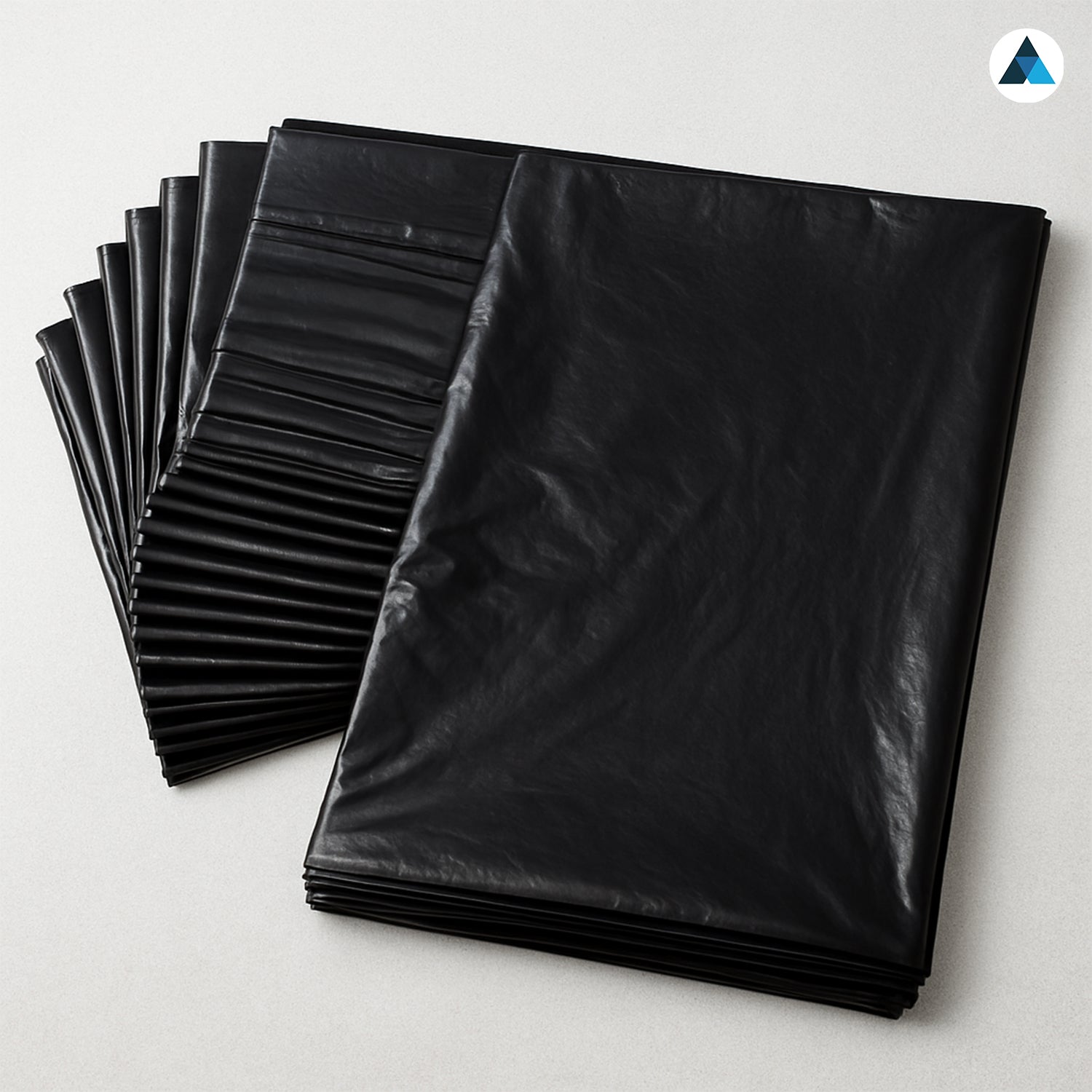 18x29x39 Inches White Heavy Duty Black & White Bin Bags (Pack of 200)
