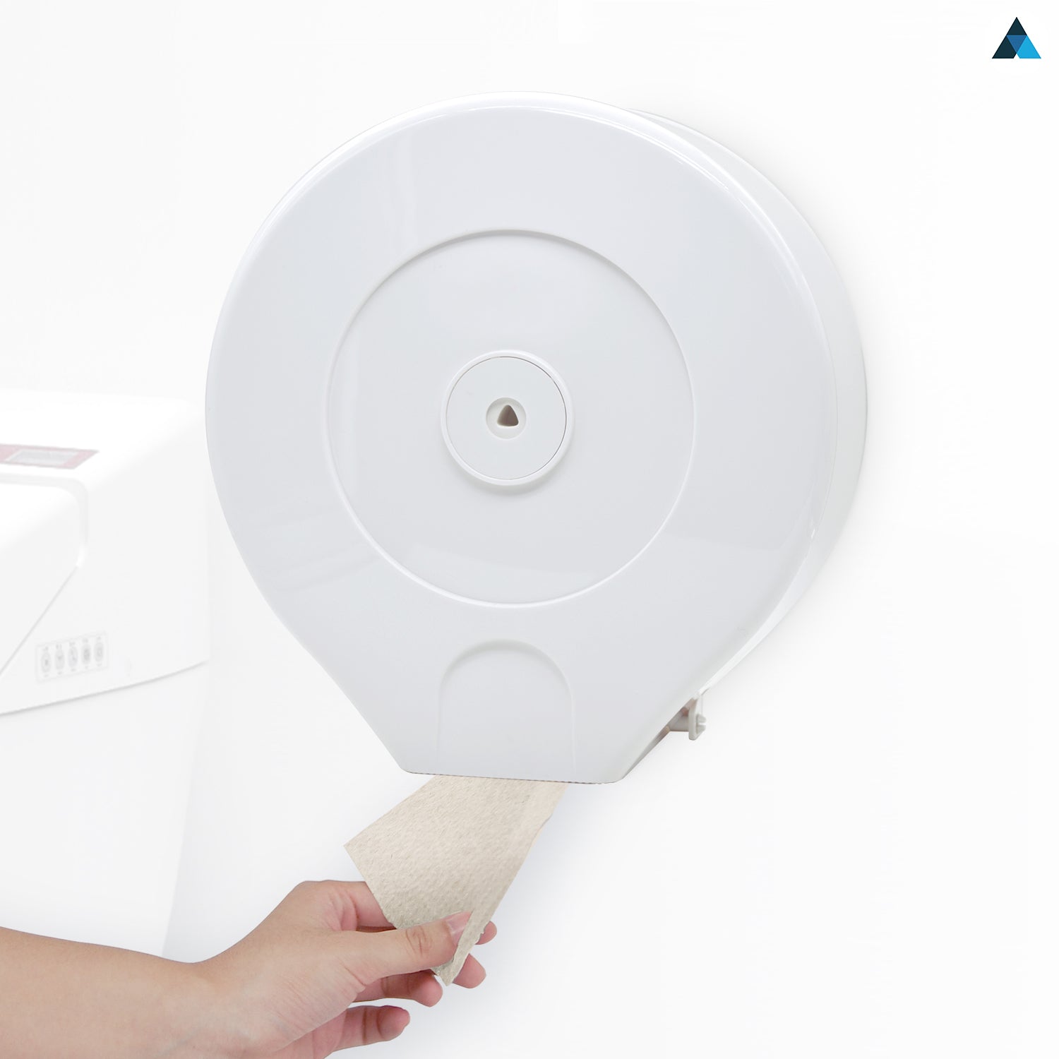 Brown 2 Ply Jumbo Toilet Roll 202m Long with 900 Sheets