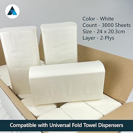Z-Fold Paper Hand Towel 2 Ply | 3000 Sheets (8499144524031)