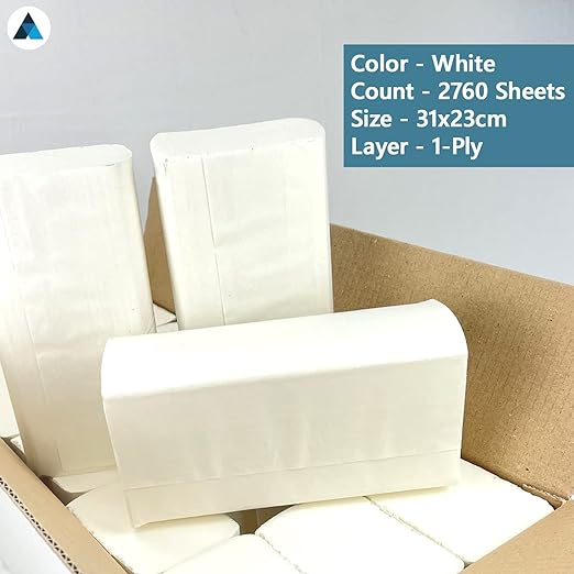 C-Fold Paper Hand Towel 1-Ply | Pack of 2760 Sheets (8802743025919)