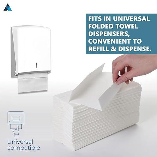 C-Fold Paper Hand Towel 1-Ply | Pack of 2760 Sheets (8802743025919)