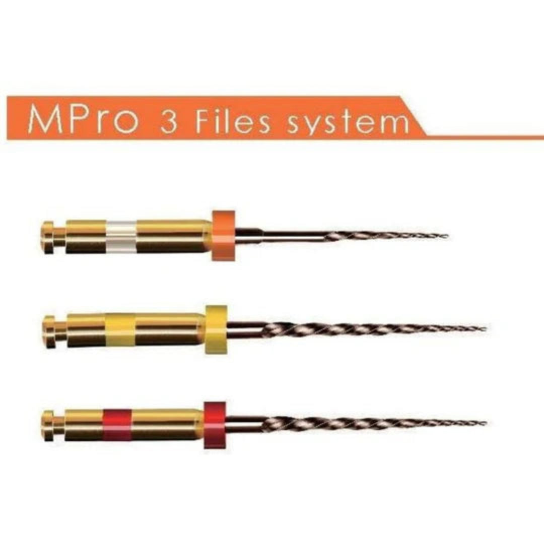 NiTi M Pro Prebendable Three Files Rotary system 25mm (14750185488762)