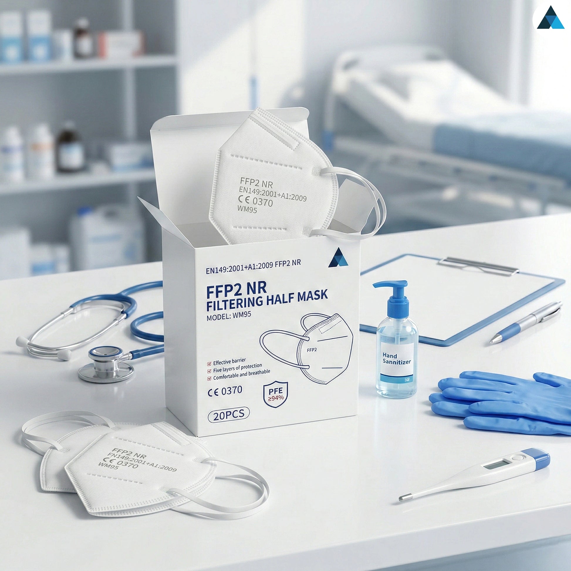 FFP2 Face Masks, Disposable Respirator Masks