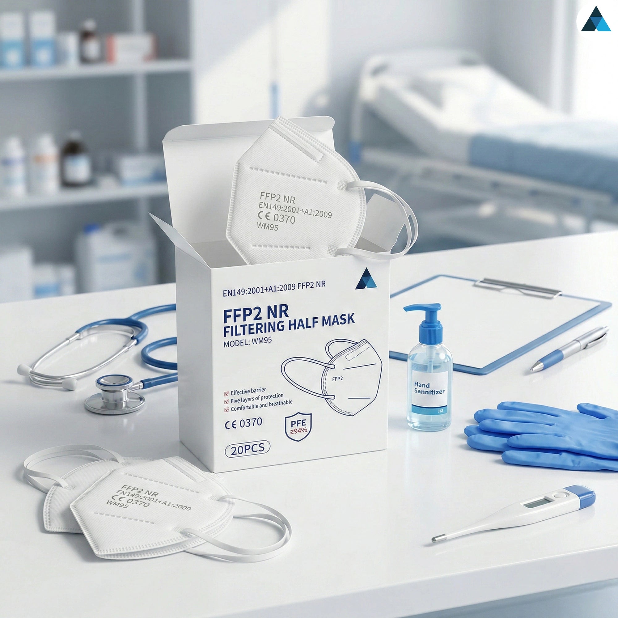 FFP2 Face Masks, Disposable Respirator Masks