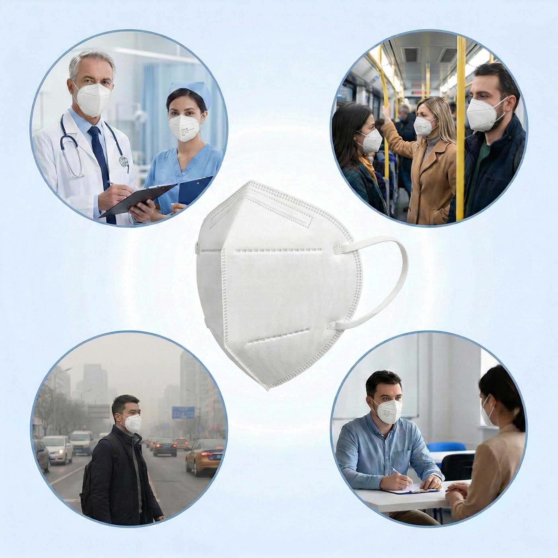 FFP3 Face Masks, Disposable Respirator Masks 