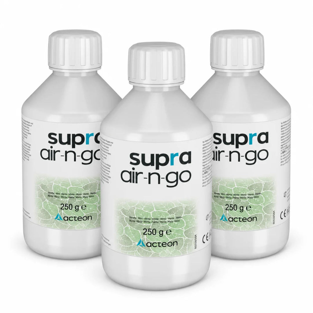 Acteon AIR-N-GO Supra Mint Powder 250 g, Pack of 3