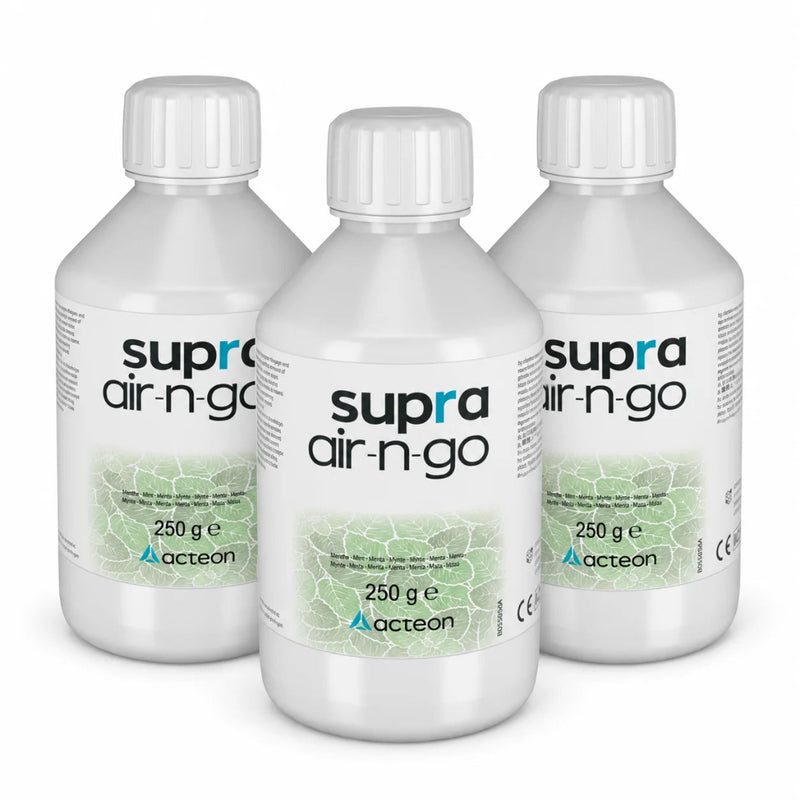 Acteon AIR-N-GO Supra Mint Powder 250 g, Pack of 3
