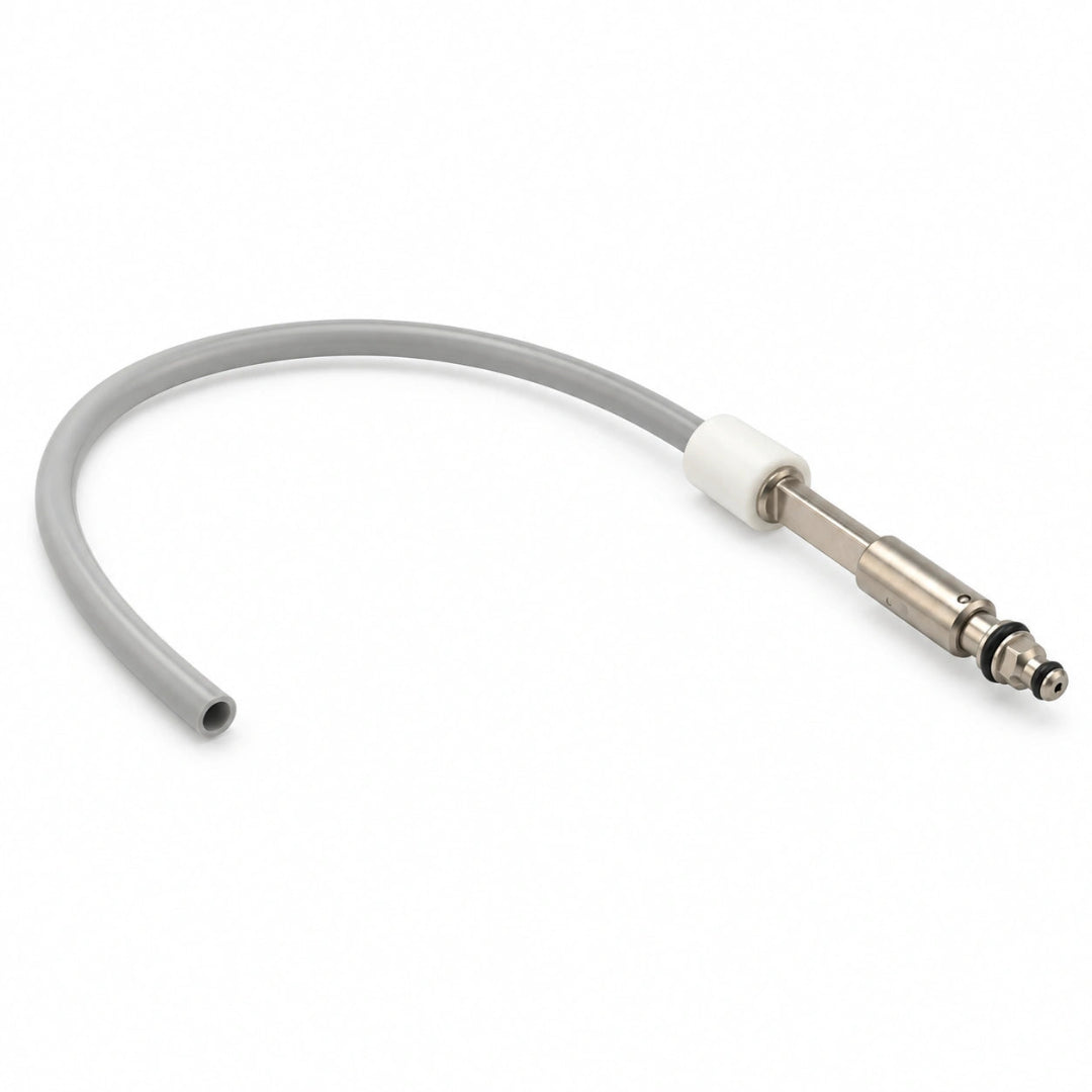 DCI Autoclavable Syringe with Straight Grey Tubing