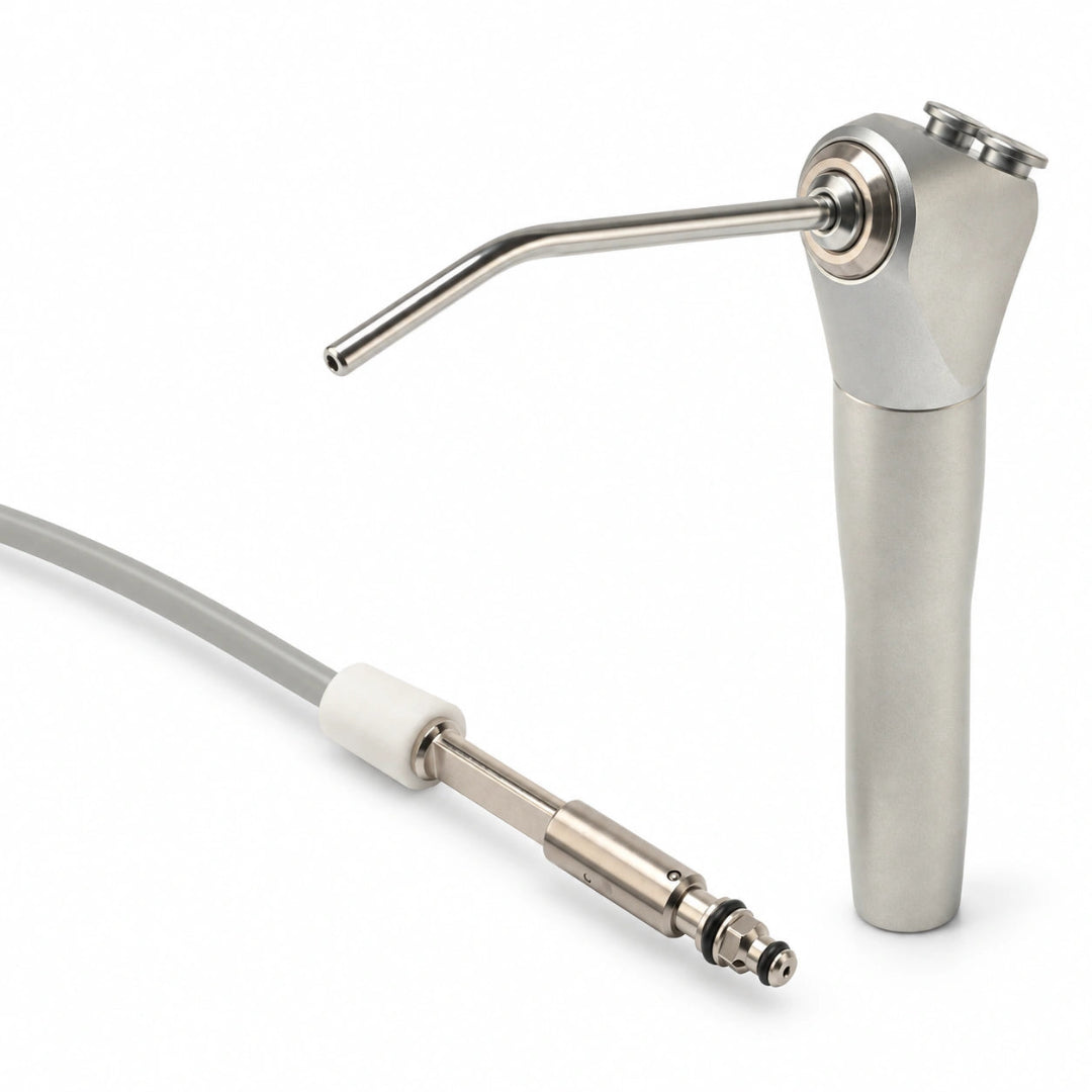 DCI Autoclavable Syringe with Straight Grey Tubing