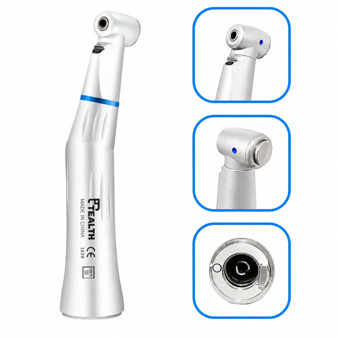 Tealth 1:1 Internal Irrigation Contra Angle Handpiece (Fiber-Optic)