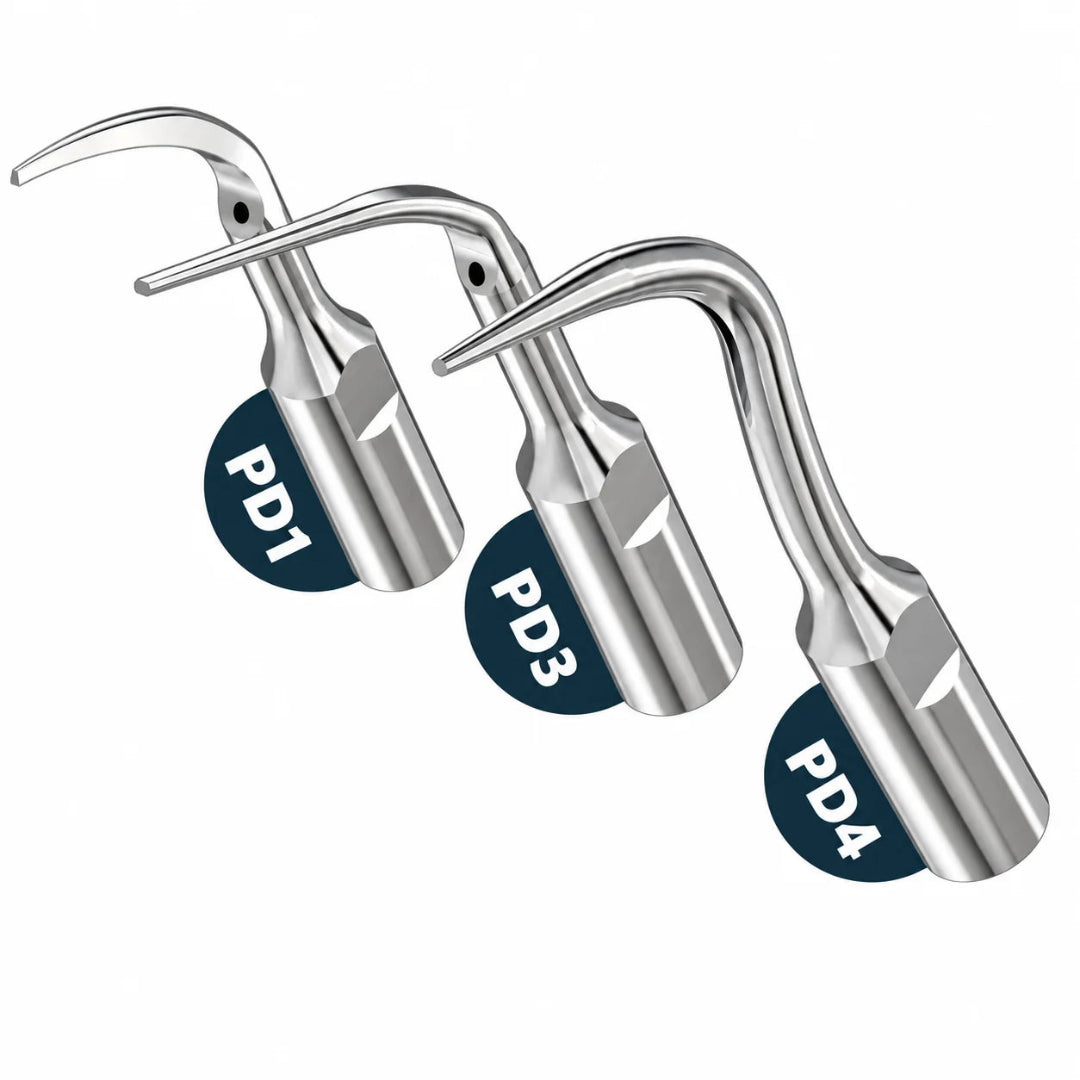 DTE PD-Series Periodontal Scaler Tips (PD1–PD4)