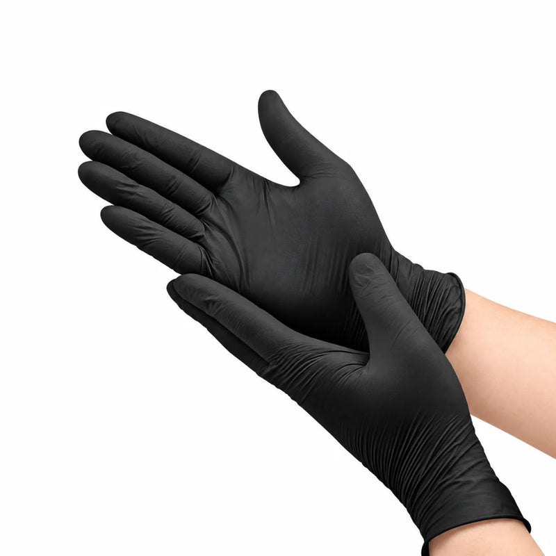 Black Nitrile Gloves 100 Pack