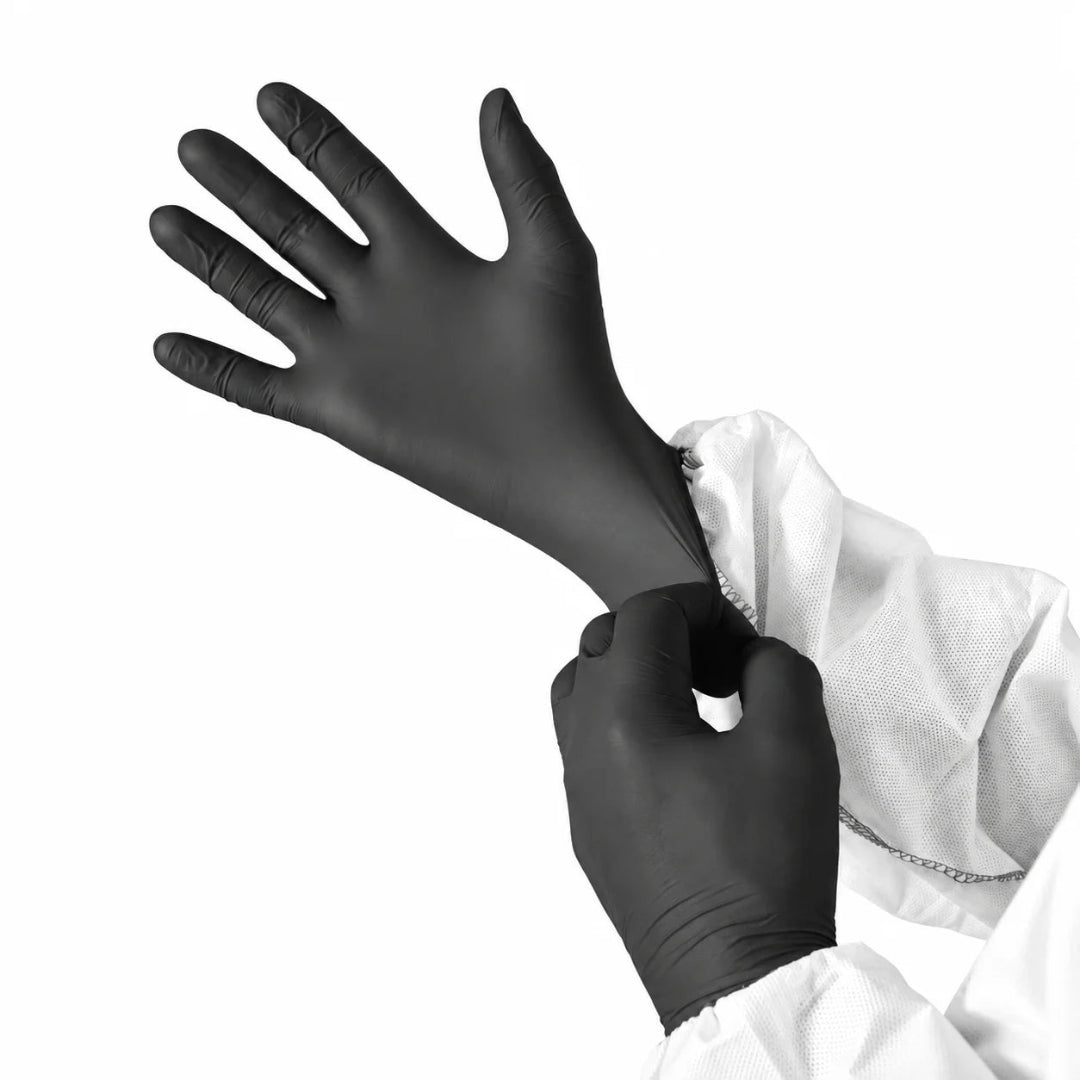 Black Nitrile Gloves 100 Pack