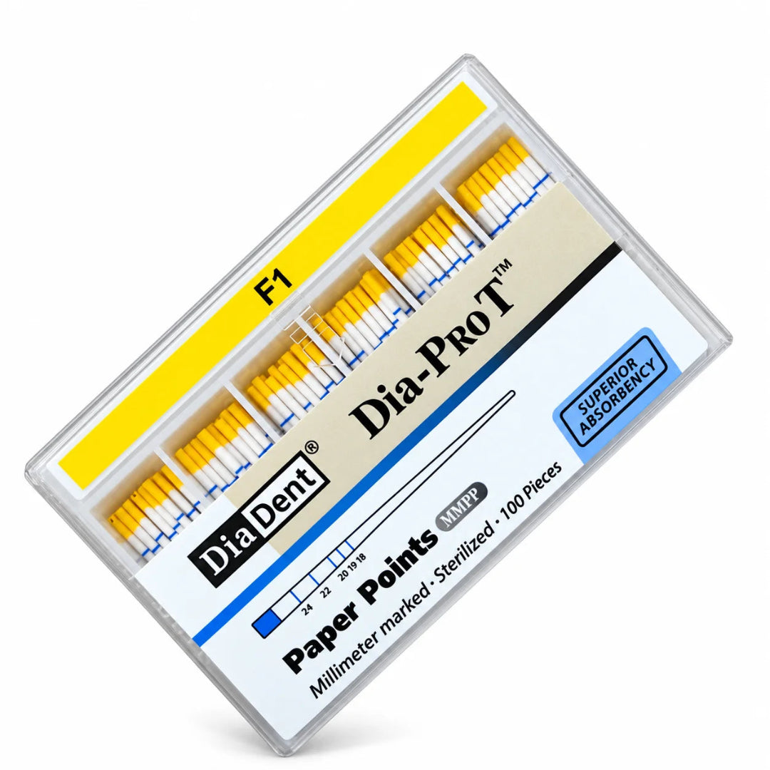 DiaDent DIA-PROT F1 Absorbent Paper Points (100 Points)